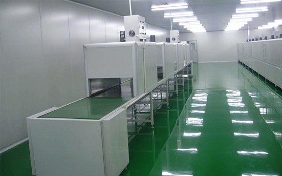 金山鴻澤電子廠無塵凈化車間工程