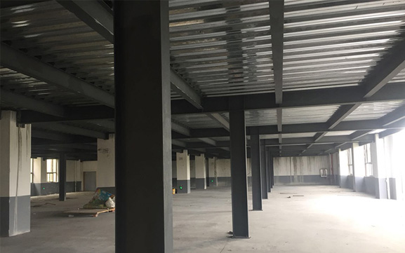 松江電子廠房裝修,鋼結(jié)構(gòu)搭建,鋼平臺(tái)隔層工程-上海榮欽裝修公司